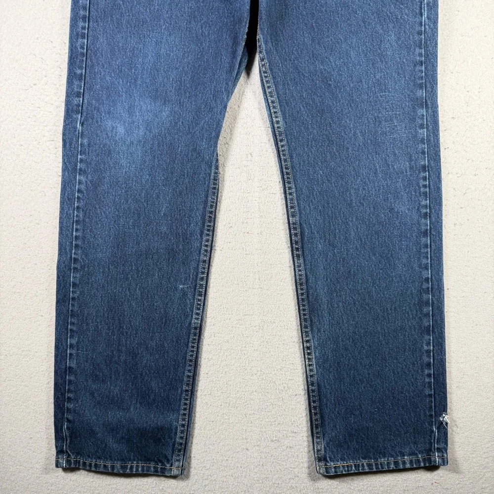 Levis 505 Regular Fit Straight Leg Jeans Mens‎ 40x32 Blue Dark Wash 00505-0216